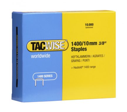 10mm 1400 Series Galvanised Fine Wire Staples (10,000)
