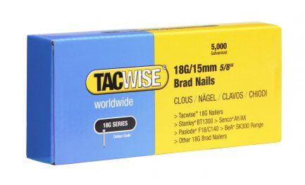15mm 18g Galvanised Straight Brad Nails (5000)