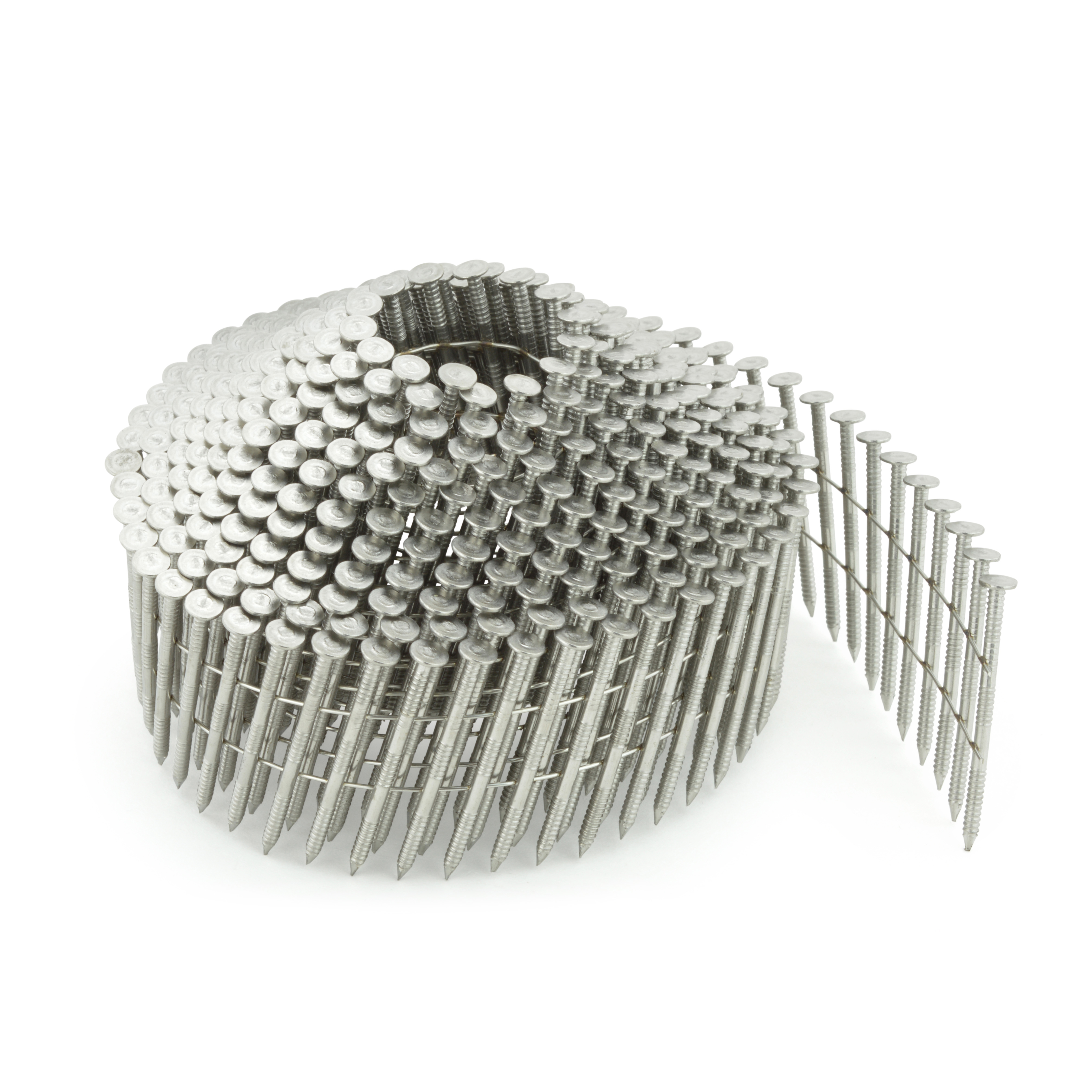 2.1x38mm Stainless Steel Ring Flat Coil Nails (14400) Zedfix Coil Nails
